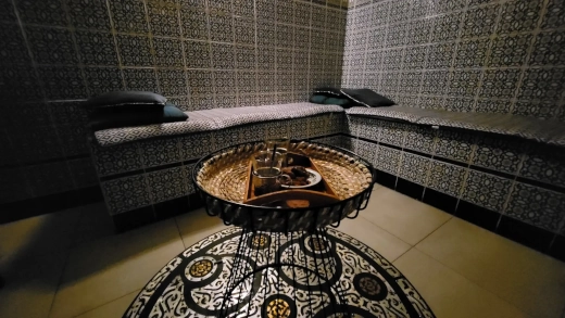 Notre salle de repos avec thé offert